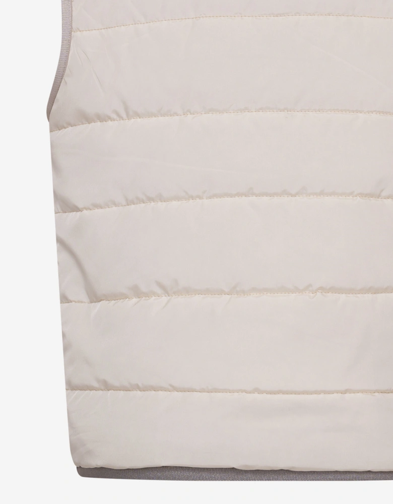 Boys Padded Gilet in Ivory