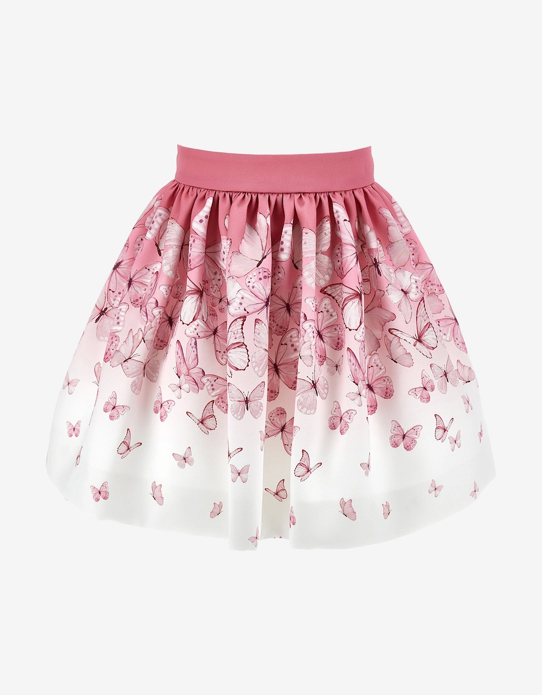 Girls Butterfly Print Skirt in Pink, 5 of 4