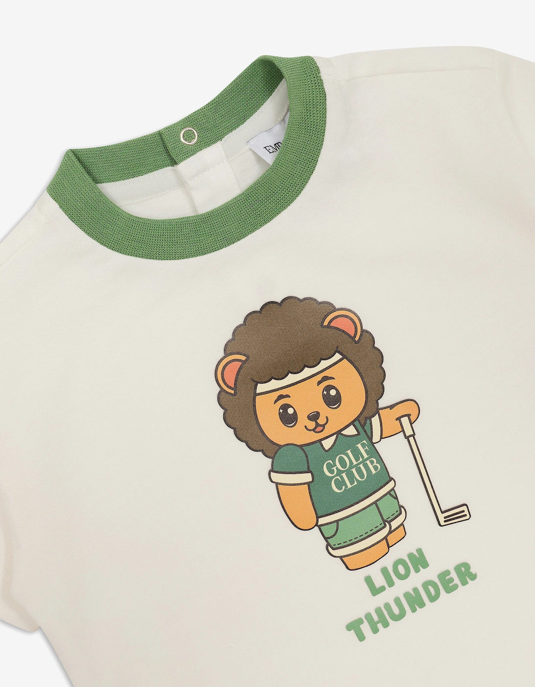 Baby Boys Lion T-Shirt in Ivory