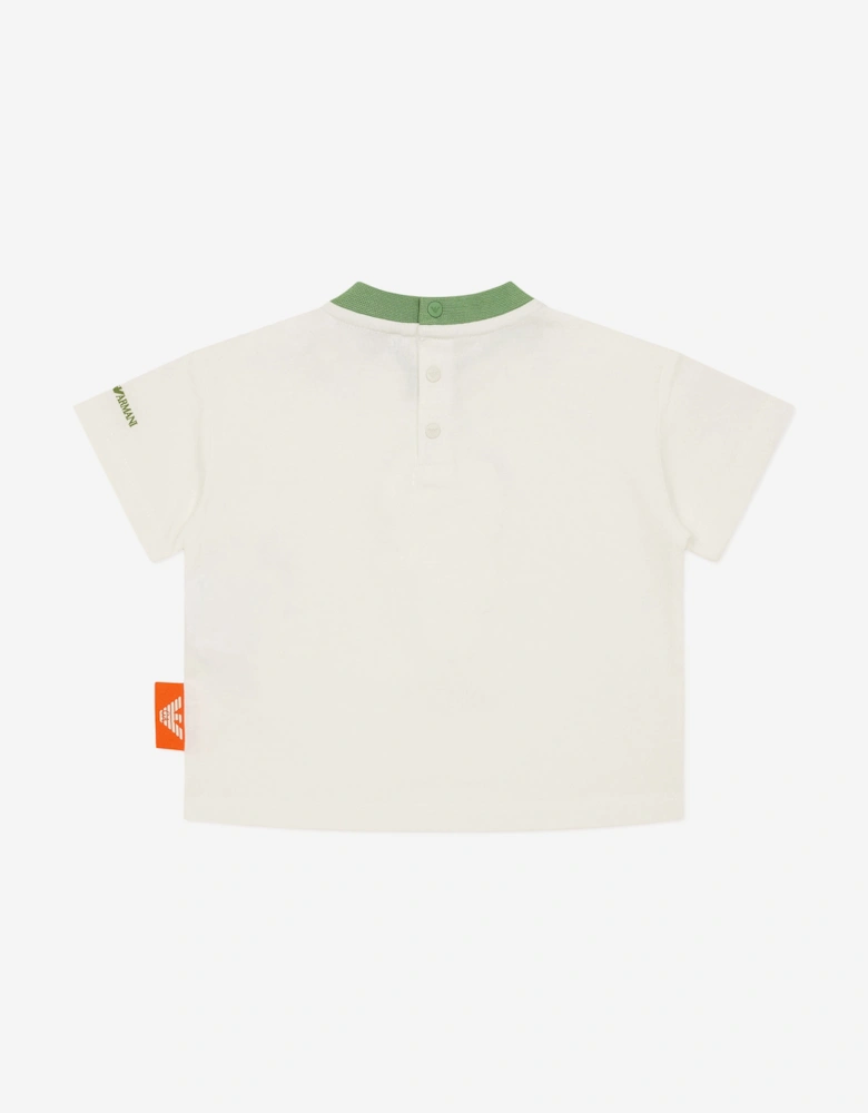 Baby Boys Lion T-Shirt in Ivory