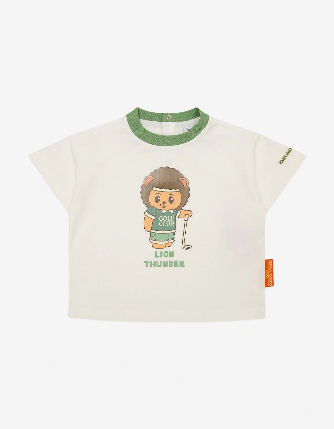 Baby Boys Lion T-Shirt in Ivory, 5 of 4