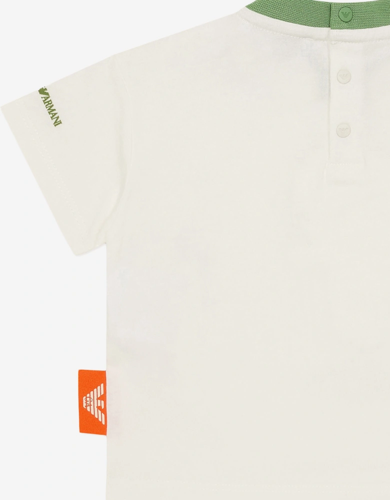 Baby Boys Lion T-Shirt in Ivory