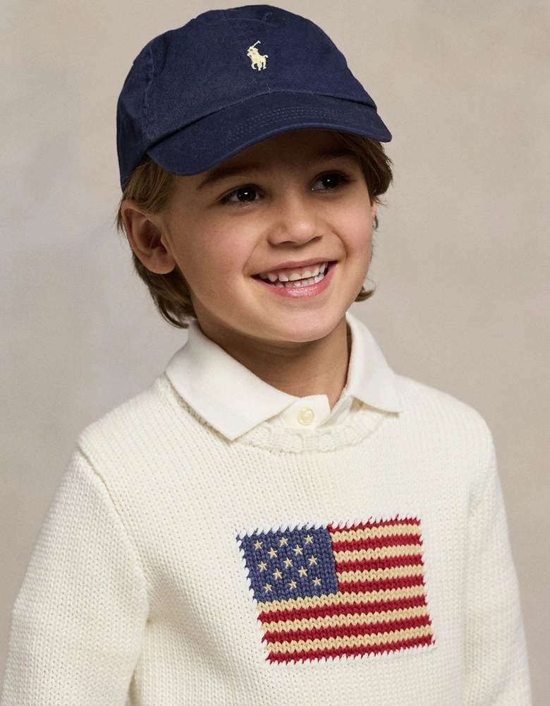 Boys Classic Cap in Navy
