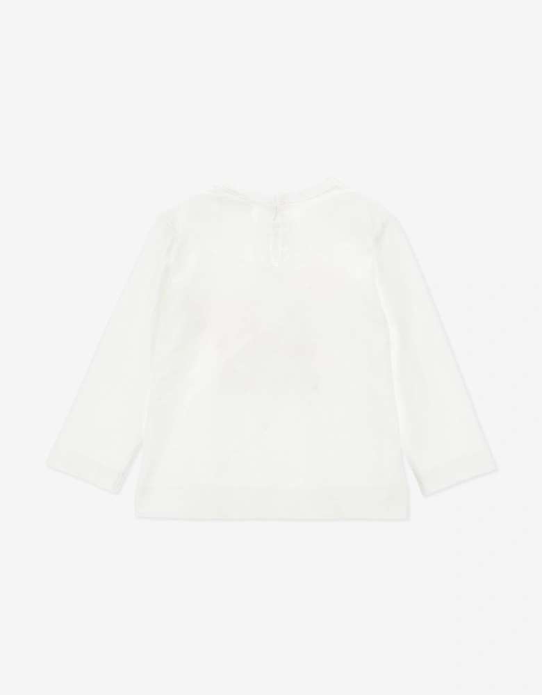 Baby Girls Long Sleeve Dumbo T-Shirt in Ivory