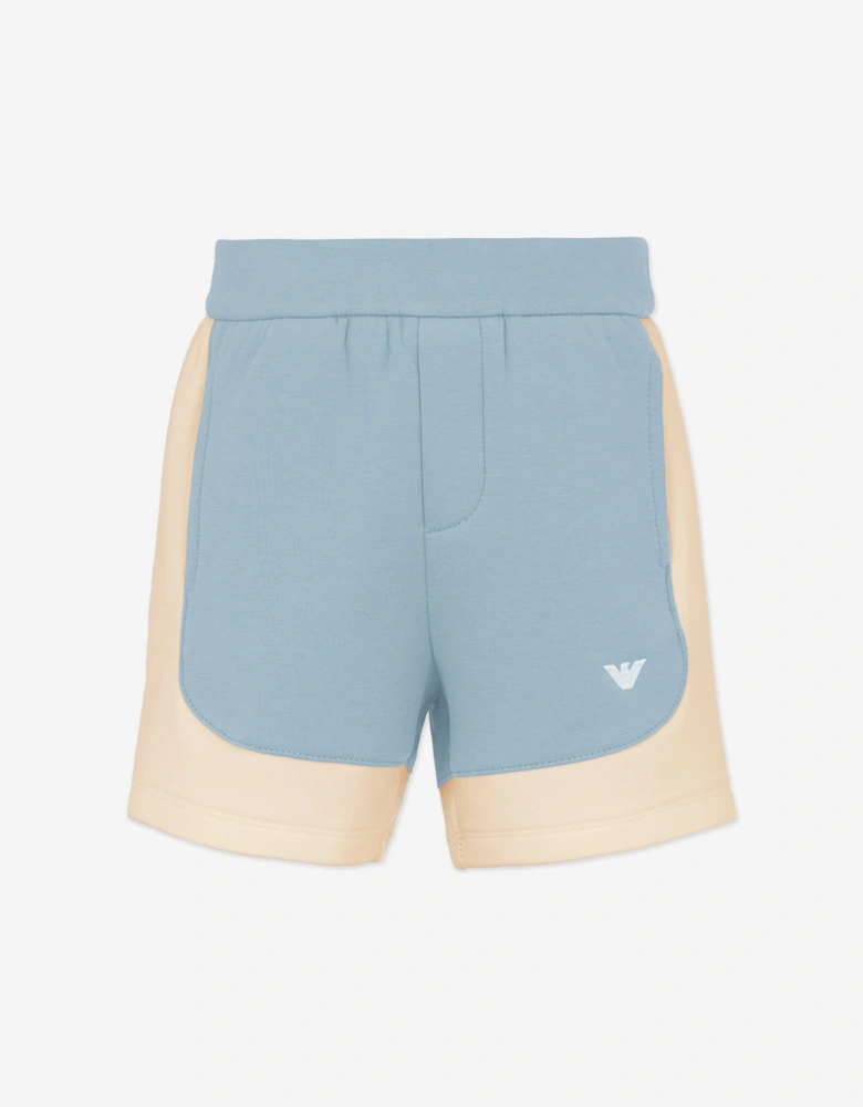 Baby Boys Colourblock Shorts in Blue