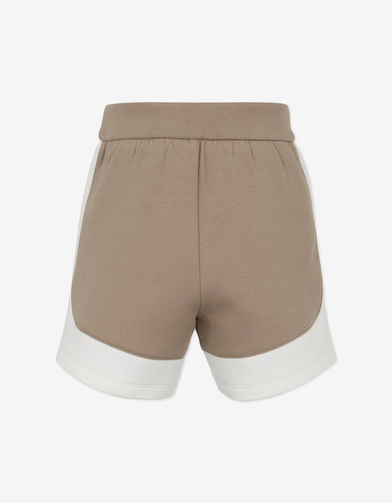 Baby Boys Colourblock Shorts in Brown