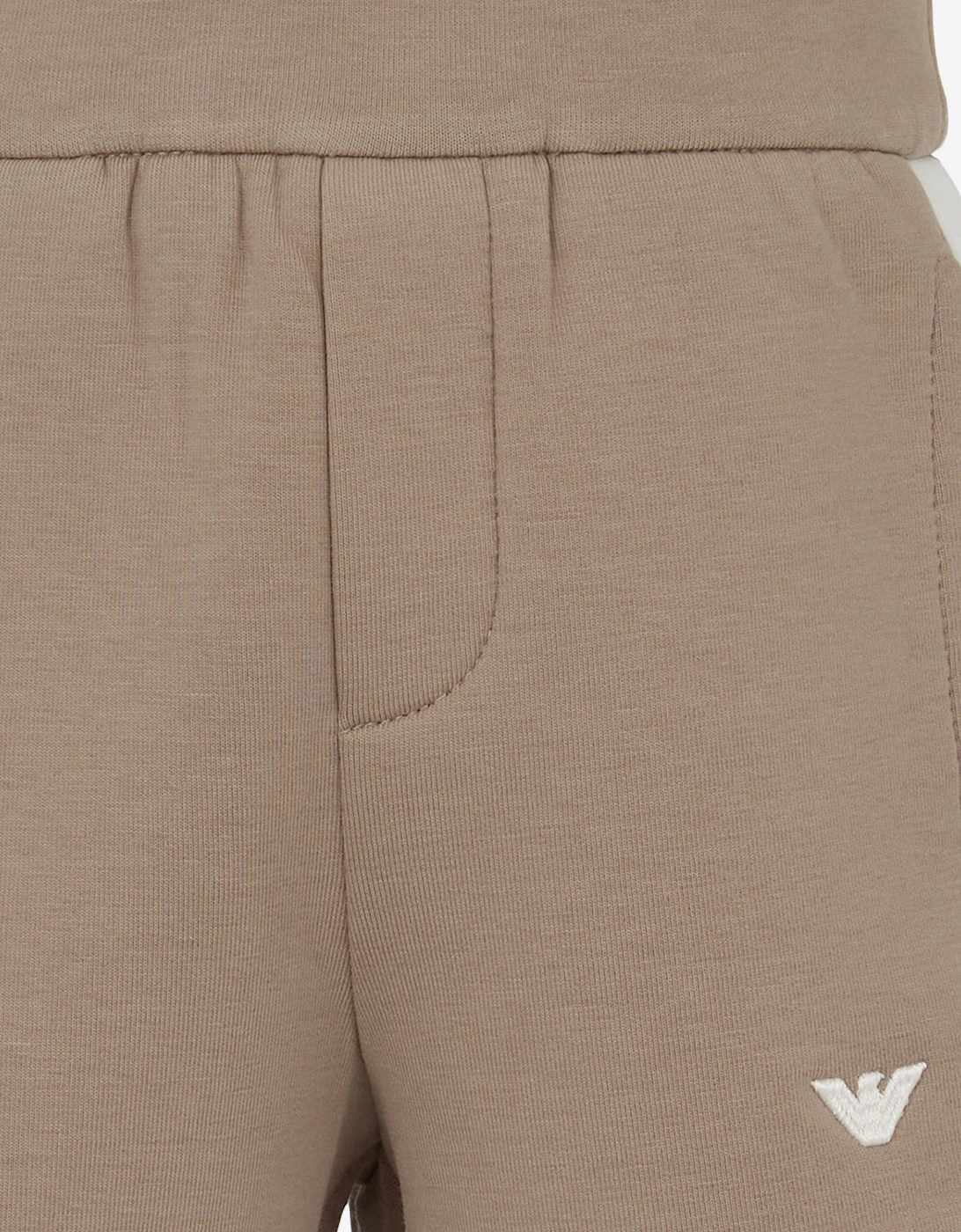 Baby Boys Colourblock Shorts in Brown