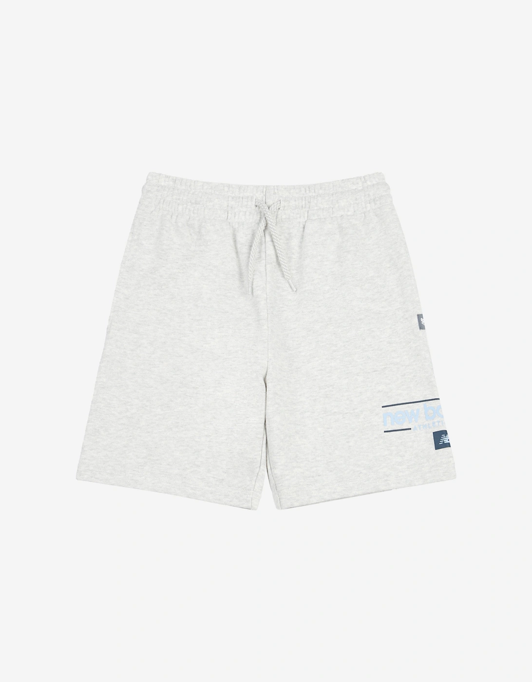 Boys Linear Athletics Graphic Shorts in Grey, 5 of 4