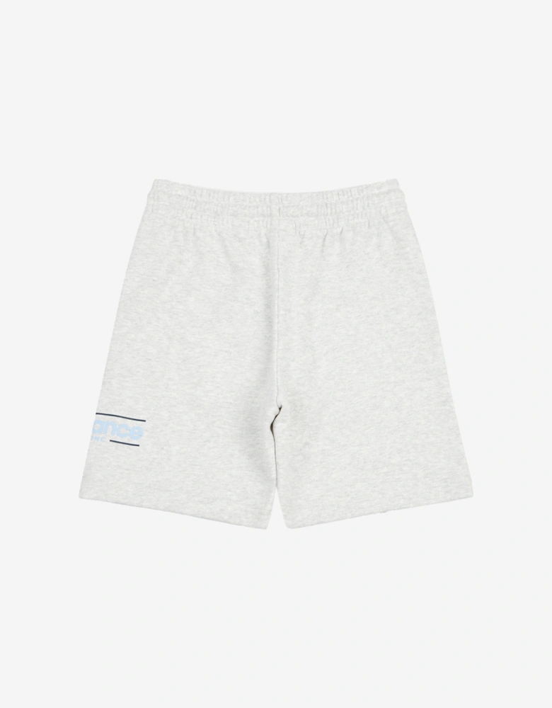 Boys Linear Athletics Graphic Shorts in Grey