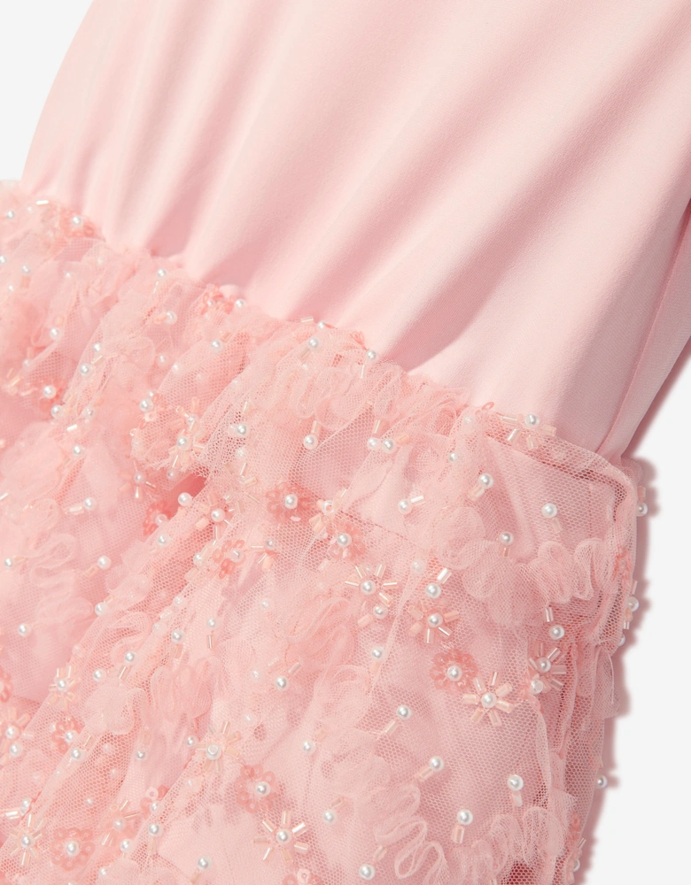 Girls Sequin Dress in Pink