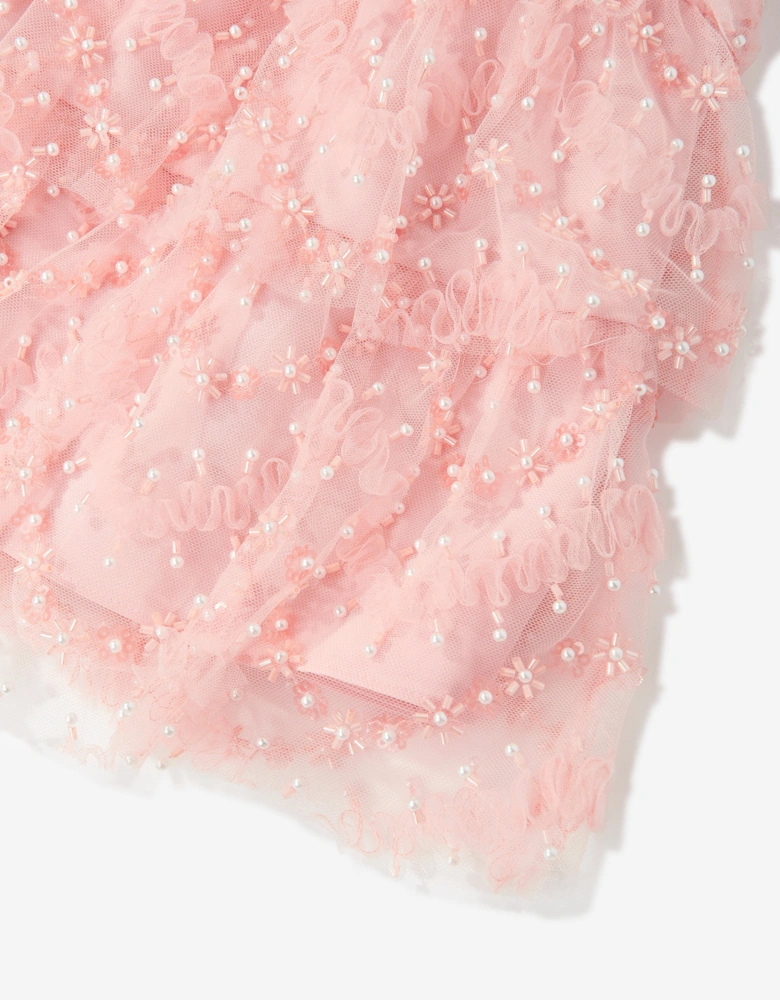 Girls Sequin Dress in Pink