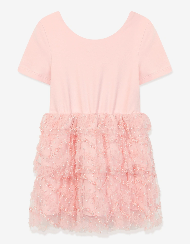 Girls Sequin Dress in Pink