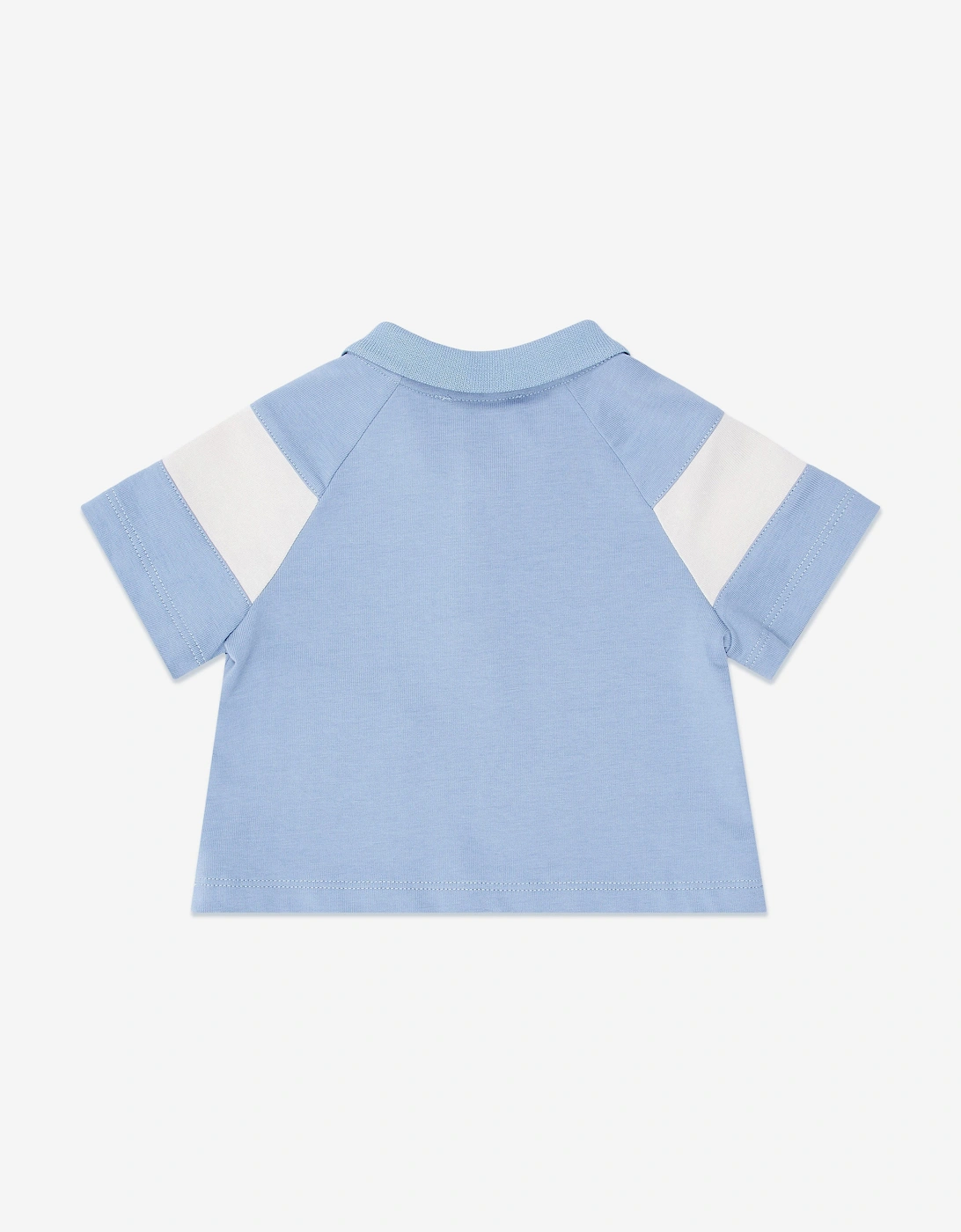 Baby Boys Colourblock Polo Shirt in Blue