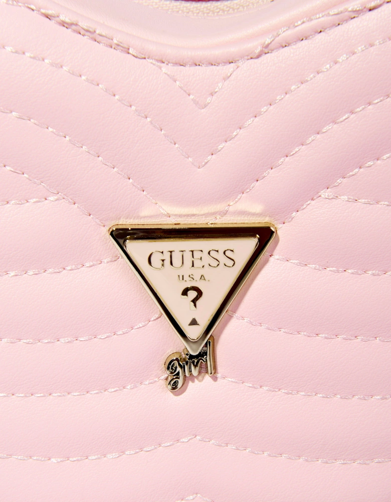 Girls Heart Crossbody Bag in Pink (16cm)