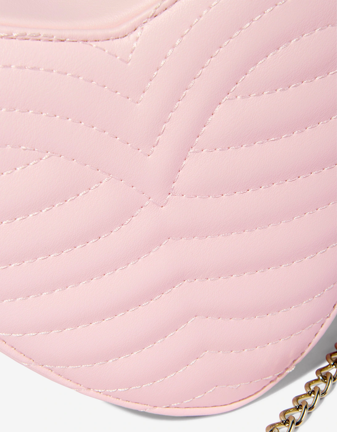 Girls Heart Crossbody Bag in Pink (16cm)