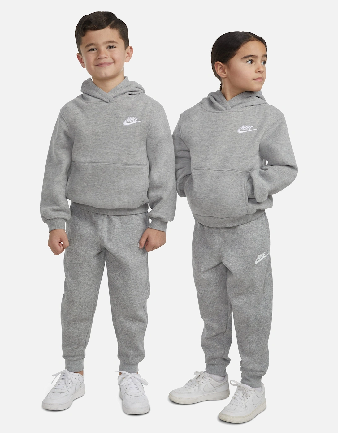 Kids NSW Club Fleece Hoodie in Grey