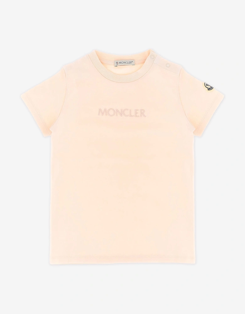 Baby Girls Logo T-Shirt in Pink