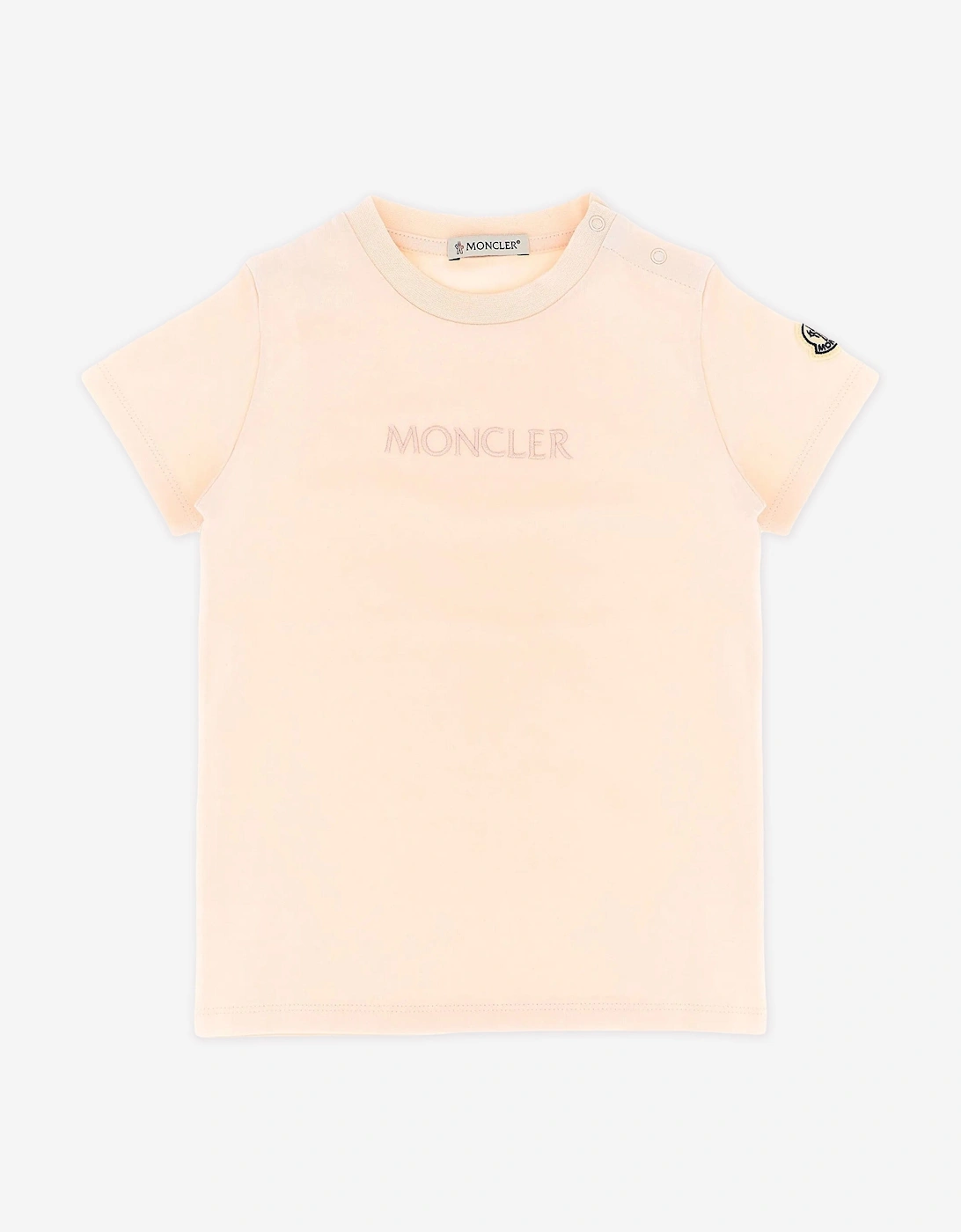 Baby Girls Logo T-Shirt in Pink, 5 of 4
