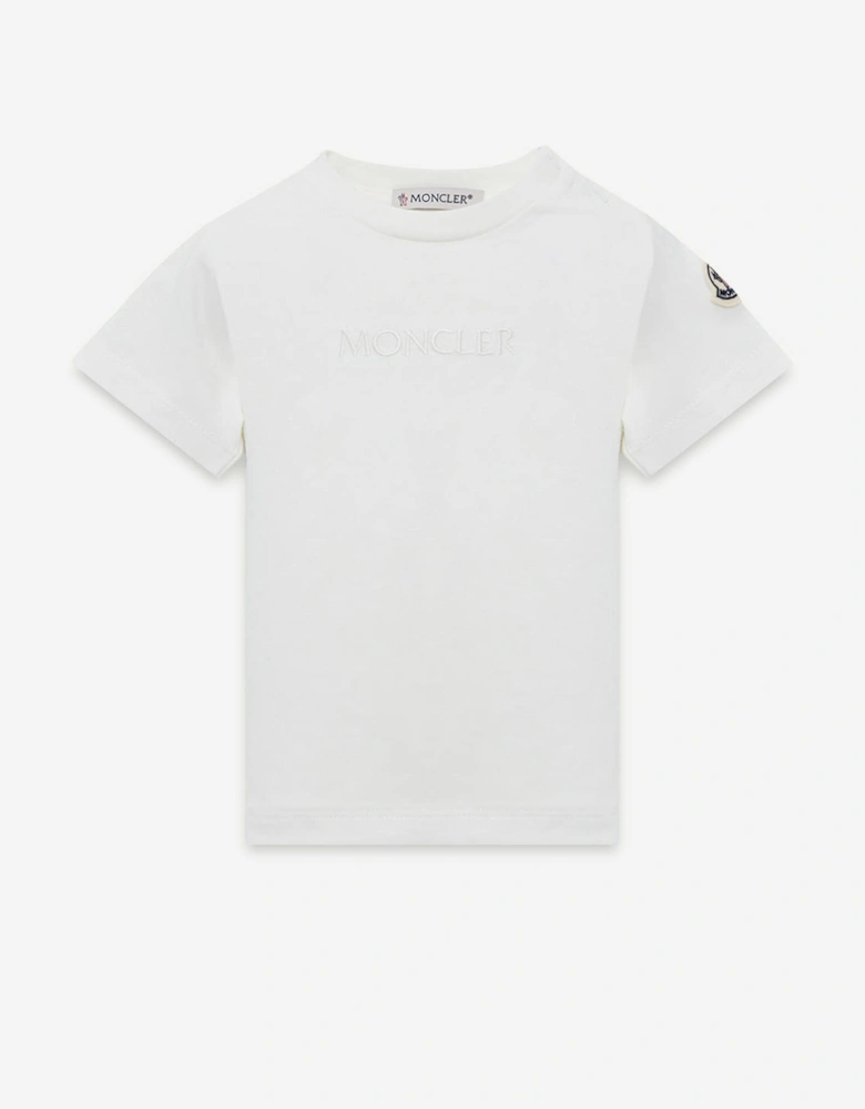 Baby Girls Logo T-Shirt in Ivory
