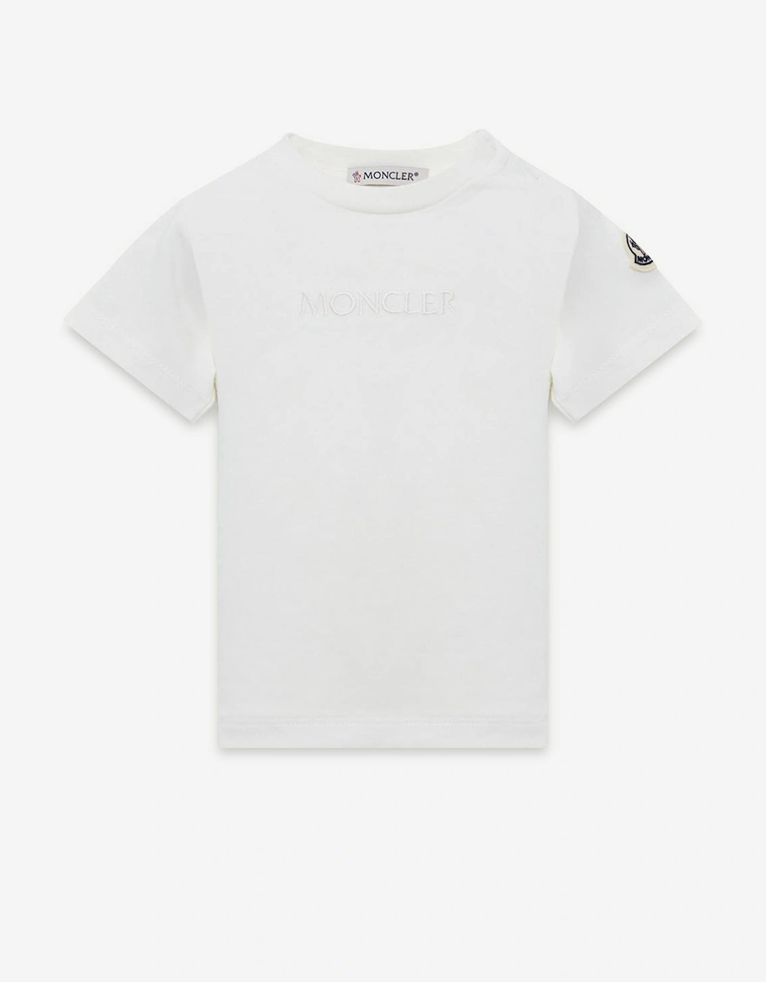 Baby Girls Logo T-Shirt in Ivory, 5 of 4
