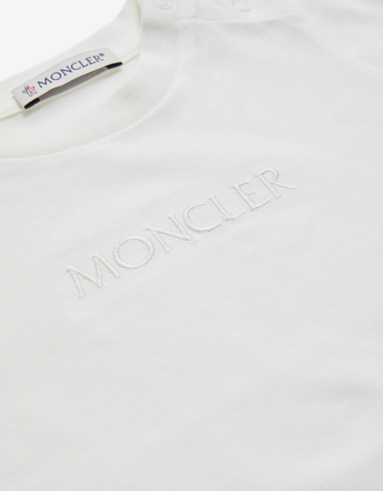 Baby Girls Logo T-Shirt in Ivory