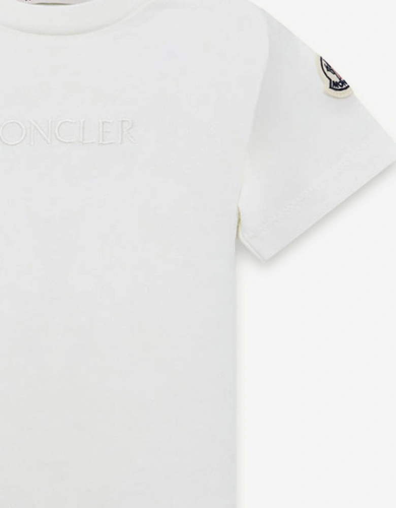 Baby Girls Logo T-Shirt in Ivory