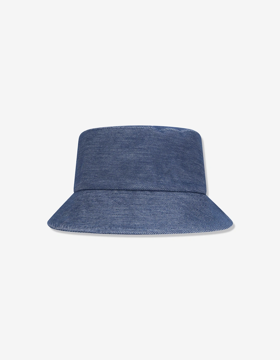 Girls Denim Look Bucket Hat in Blue