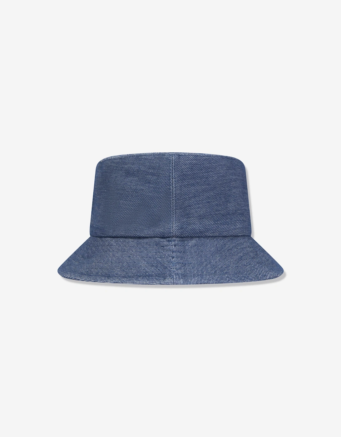 Girls Denim Look Bucket Hat in Blue