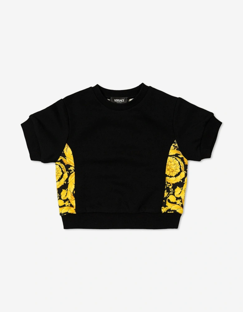 Girls Barocco Sweatshirt in Black