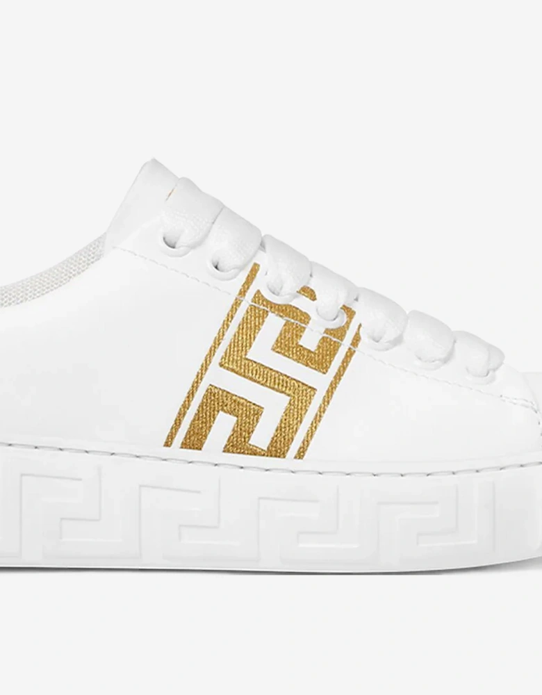 Kids La Greca Low Top Trainers in White