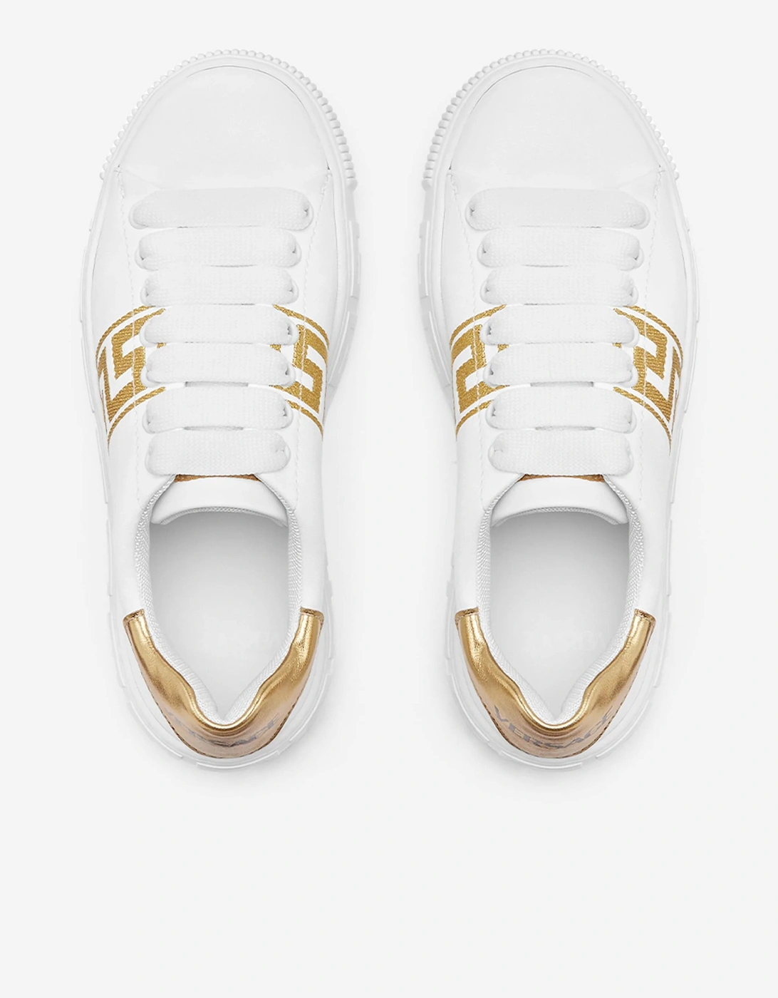 Kids La Greca Low Top Trainers in White