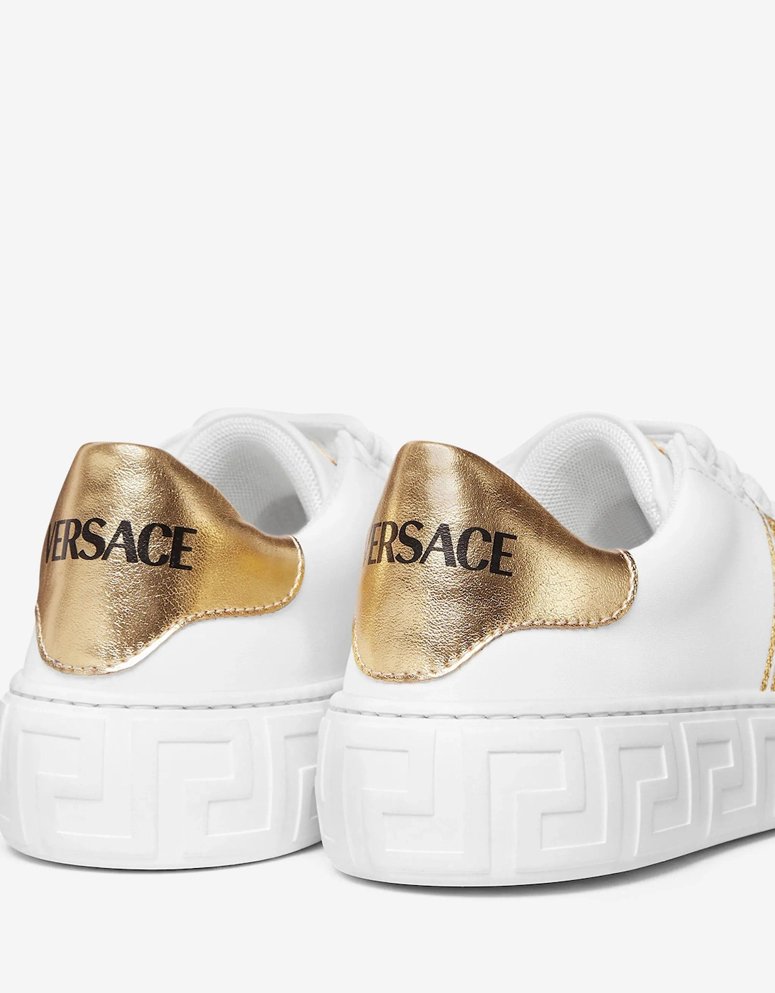 Kids La Greca Low Top Trainers in White