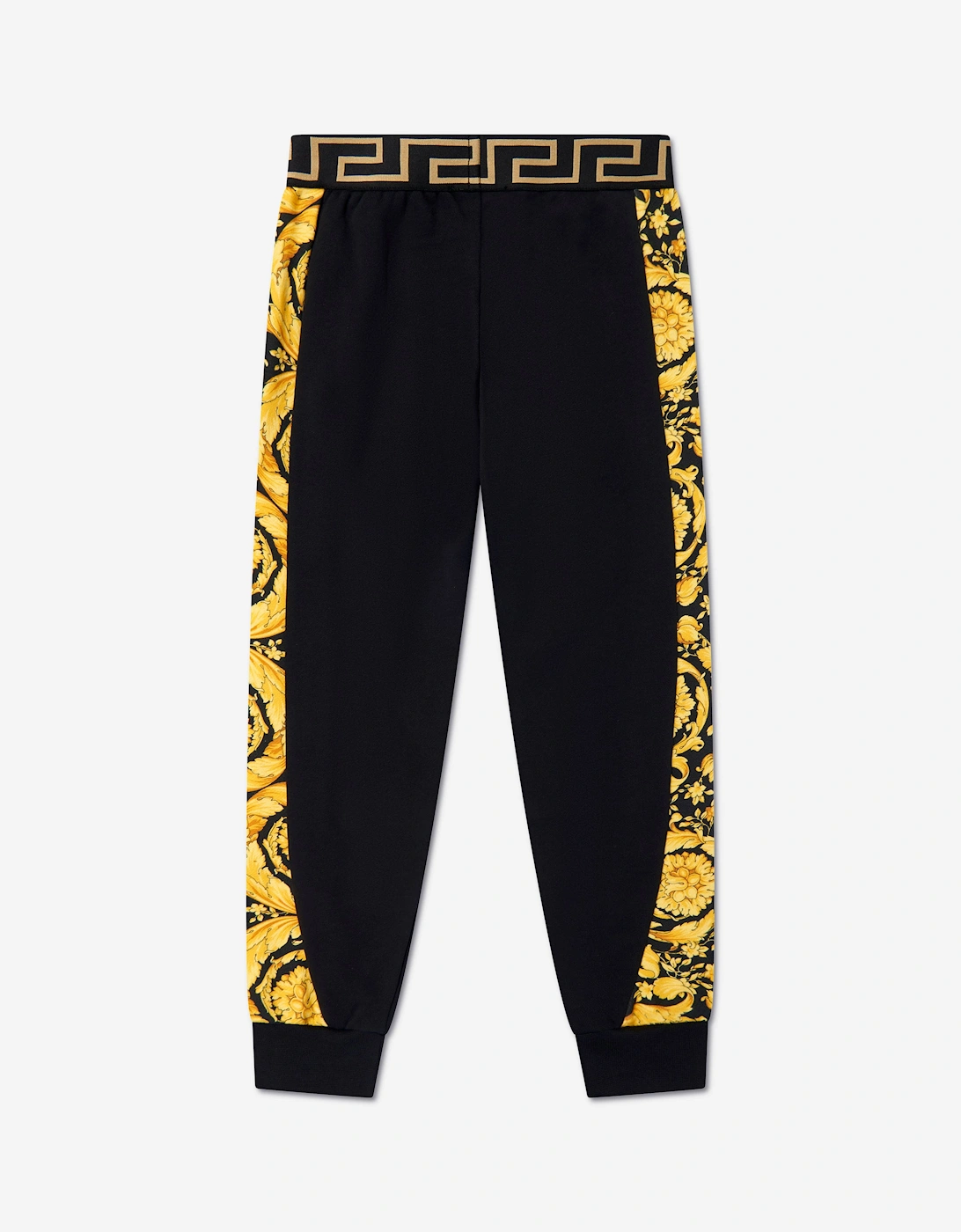 Boys Barocco Logo Joggers in Black