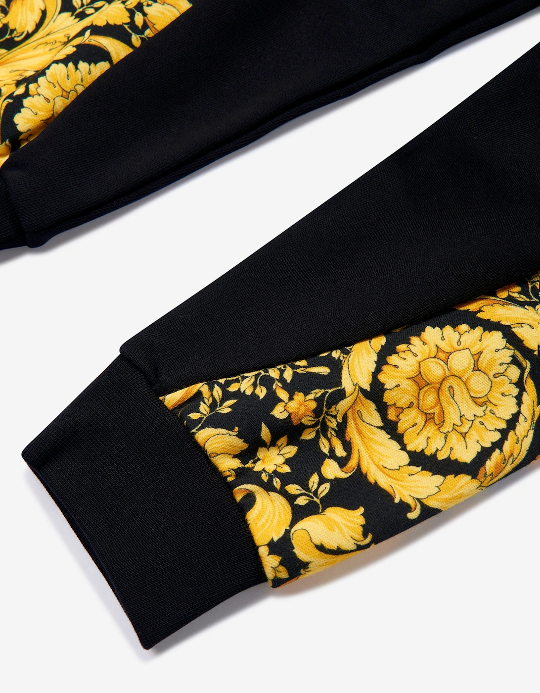 Boys Barocco Logo Joggers in Black
