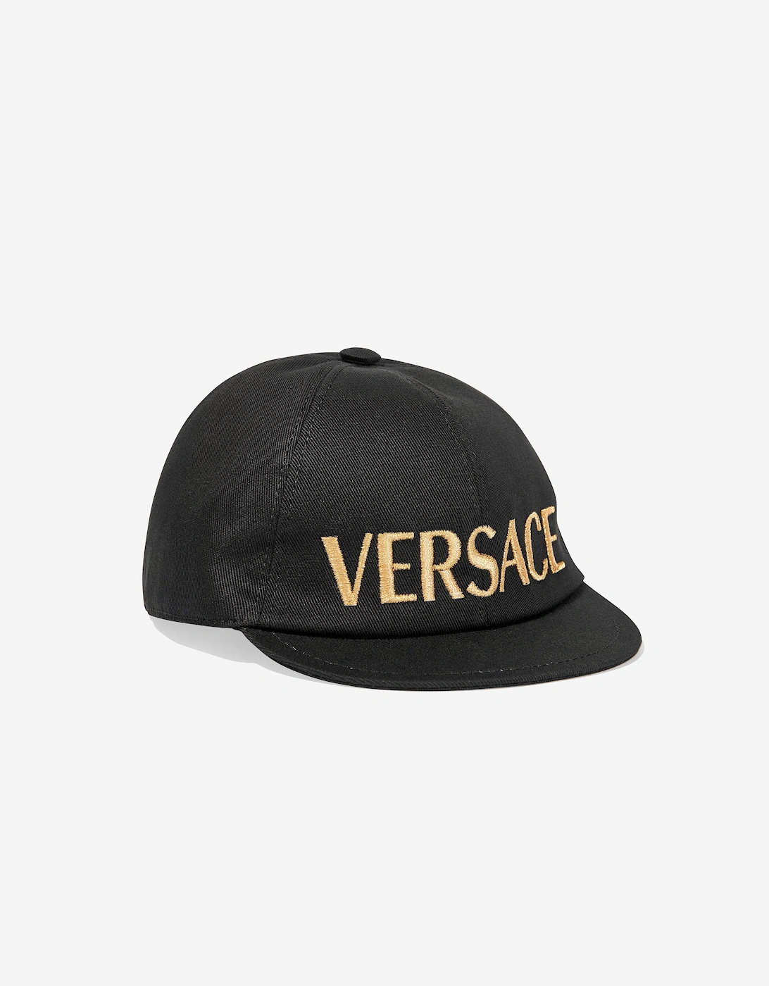 Kids Embroidered Logo Cap in Black, 5 of 4