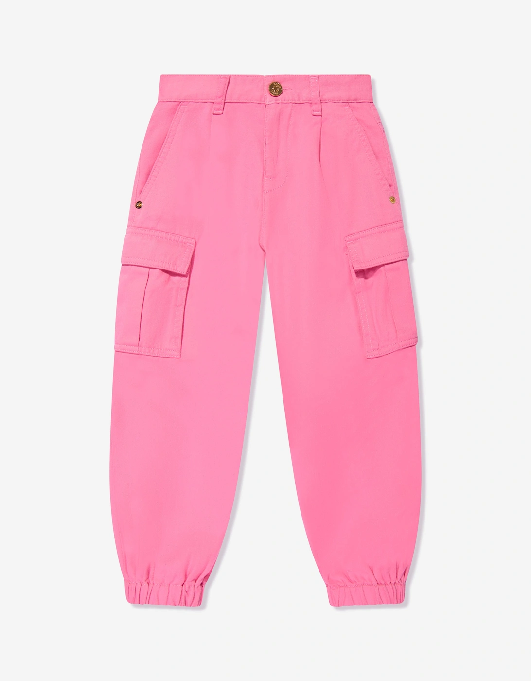 Girls Cargo Trousers in Pink, 6 of 5