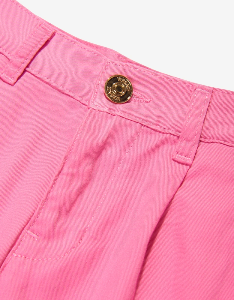 Girls Cargo Trousers in Pink
