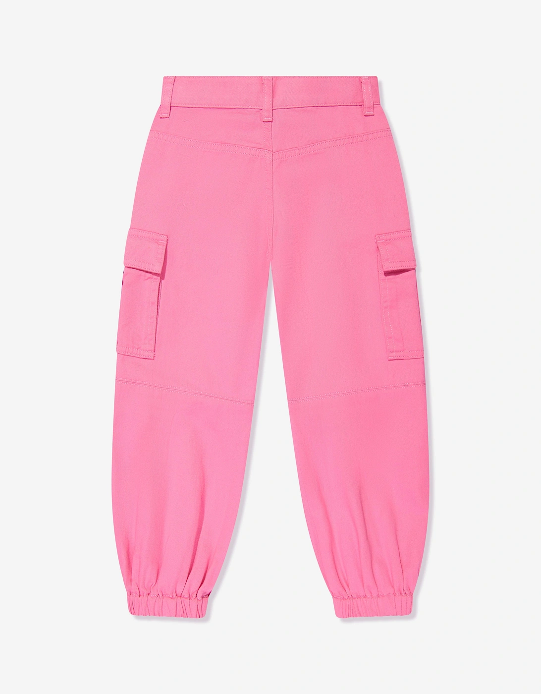 Girls Cargo Trousers in Pink