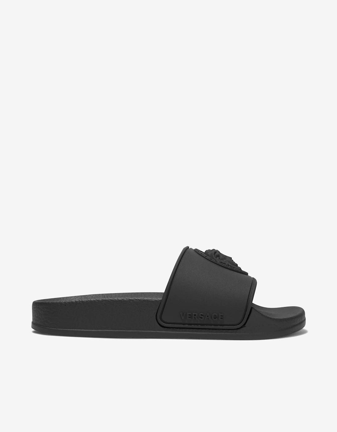 Kids Medusa Logo Sliders in Black