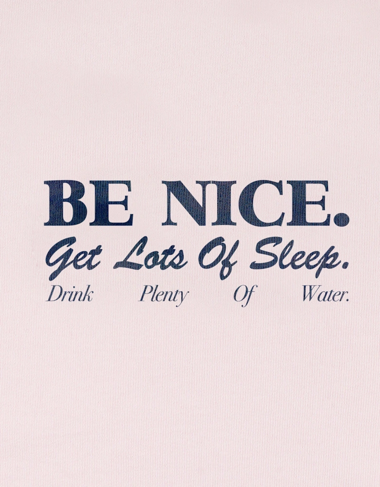 Kids Be Nice T-Shirt in Pink