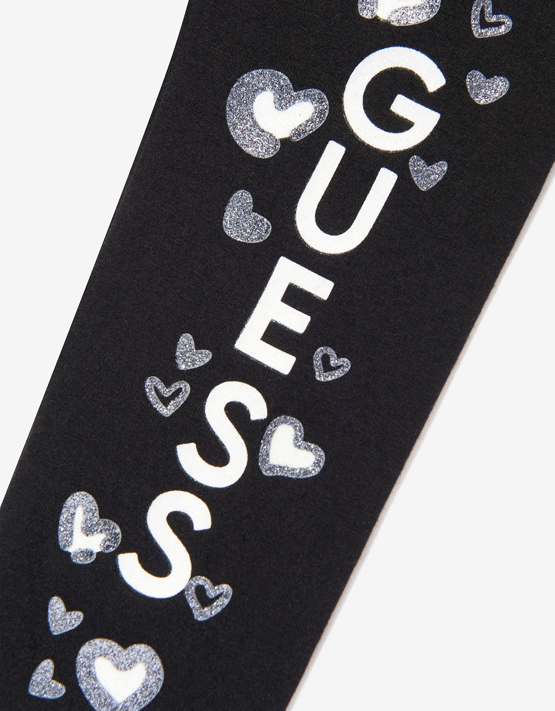 Girls Logo Leggings in Black
