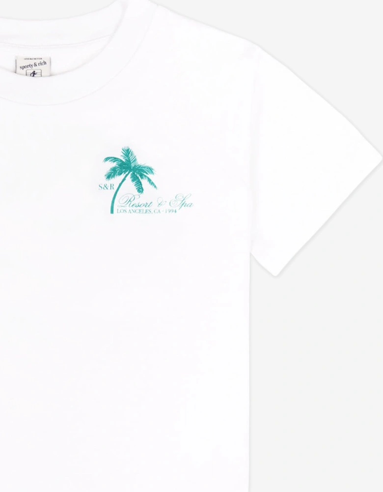Kids Palms T-Shirt in White