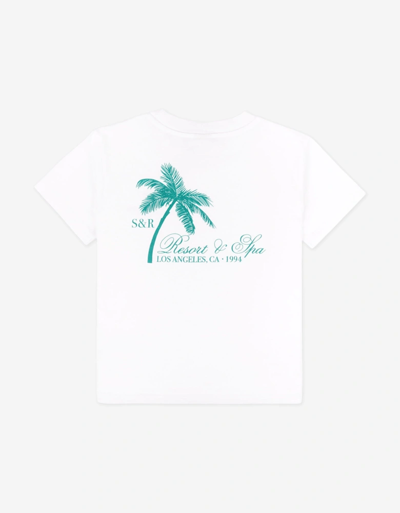 Kids Palms T-Shirt in White