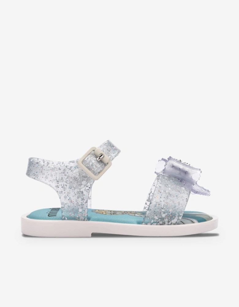 Girls Mar + Disney Princess sandals in White