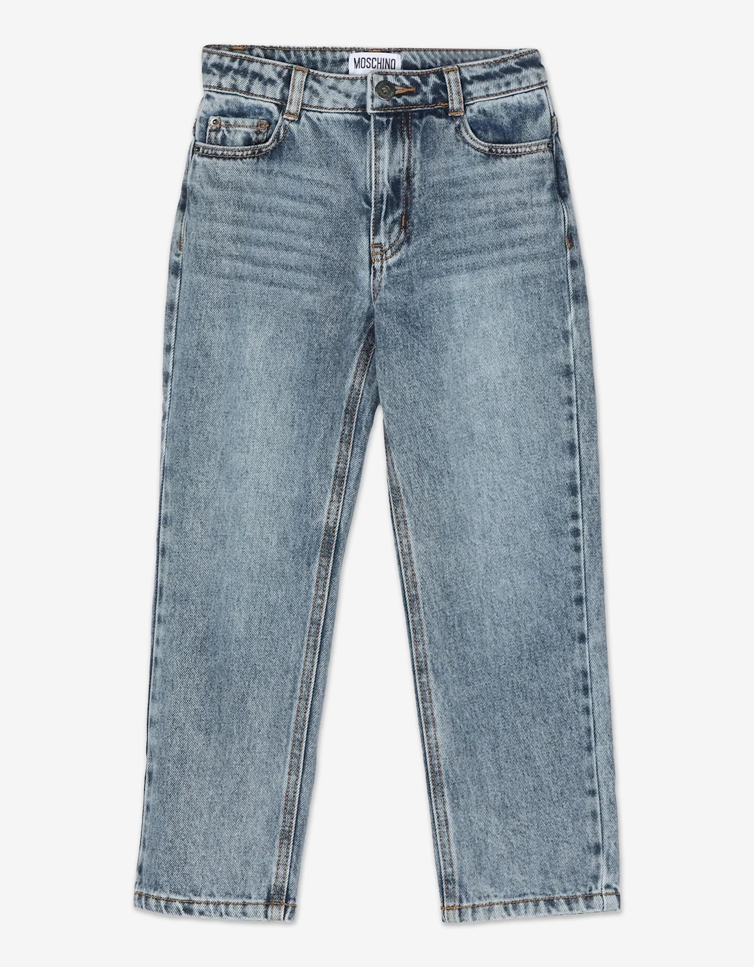 Kids Vintage Wash Jeans in Blue, 5 of 4