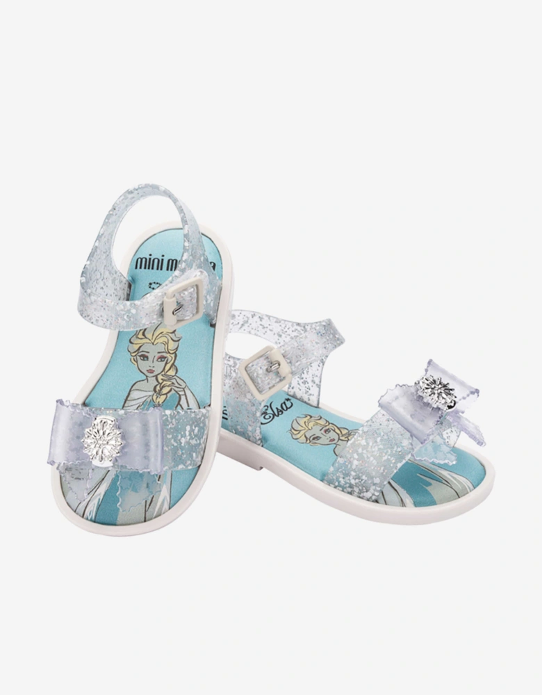 Girls Mar + Disney Princess sandals in White