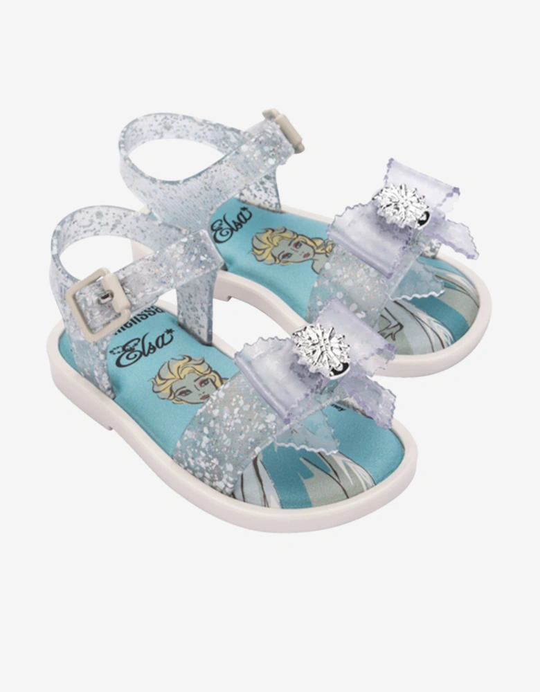Girls Mar + Disney Princess sandals in White