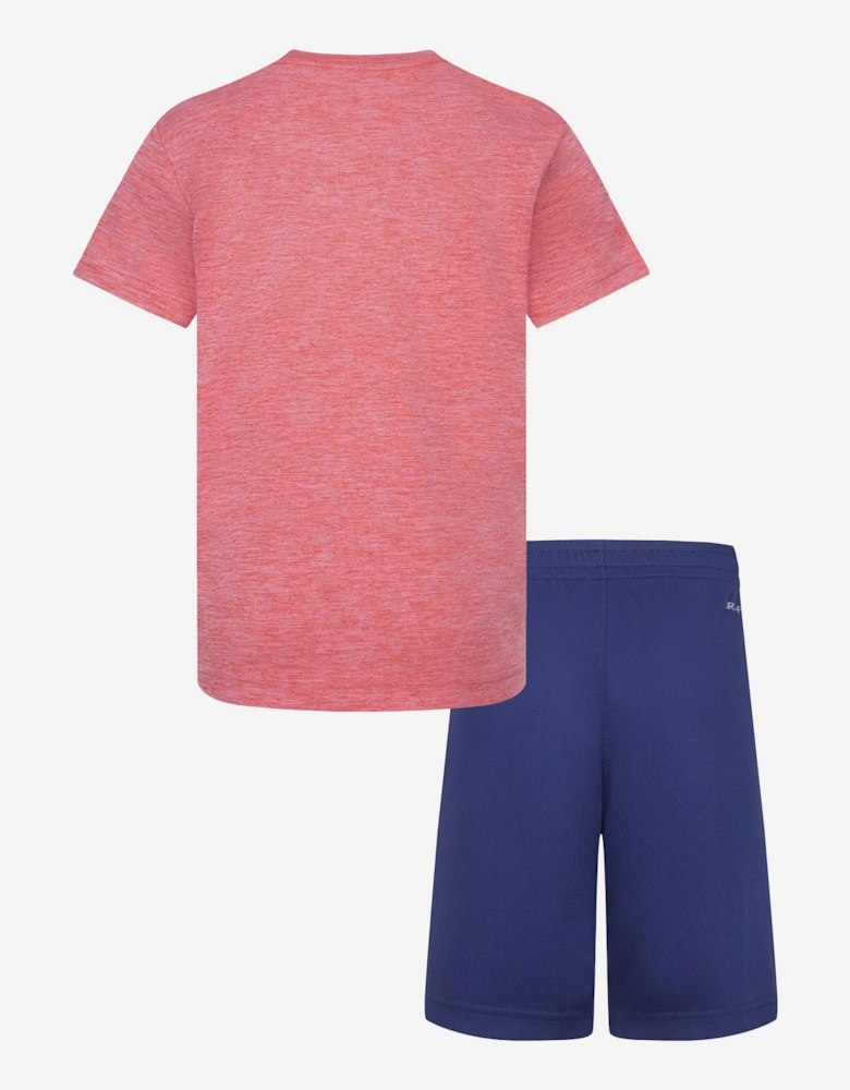 Boys Dri-Fit Dropset Short Set in Red