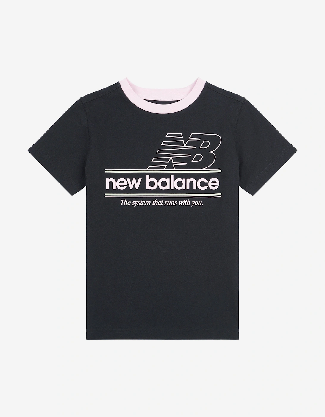Girls Systems Graphic T-Shirt in Black, 5 of 4