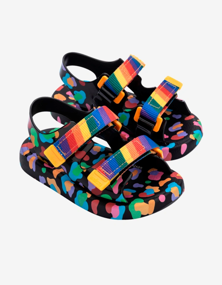 Girls Mix Sandals in Black